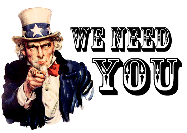 Uncle Sam: 'We need you'